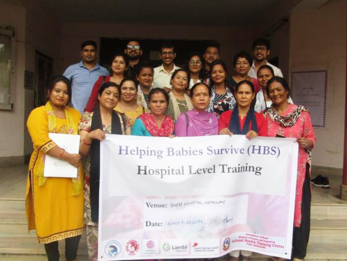 Bheri Hospital, Nepalgunj – Training On – Helping Babies Survive