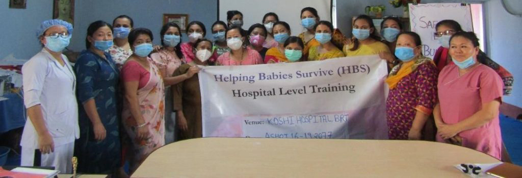 Hospital-Level Training on Helping Babies Survive – Koshi Hospital, Biratnagar